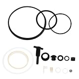 VALICLUD 16 Stück Dichtungssatz Reparaturset Für Hydraulische Vertikale Wagenheber 12,5 Tonnen Inklusive Kolbenmanschetten Öldichtung O-Ring Und Kleinteilen Zur Wartung Und Instandsetzung