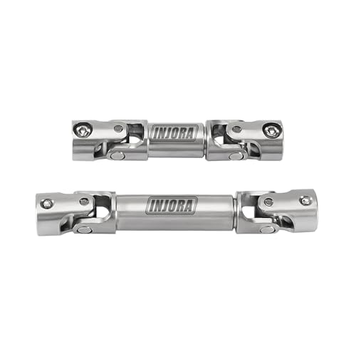 INJORA Stainless Steel Center Drive Shafts for FMS FCX24M 1/24 RC Crawler Upgrade