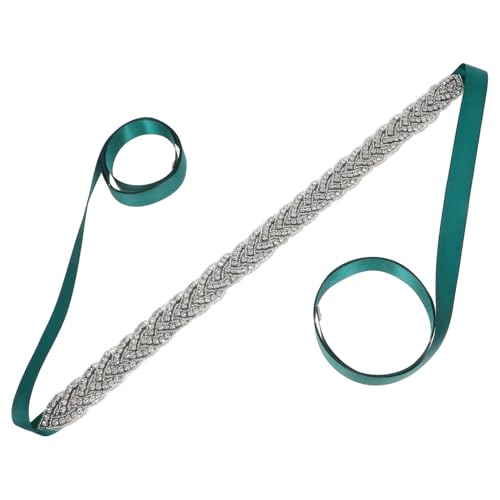 Didiseaon Bridal Rhinestone Waist Belt for Women Adjustable Wedding Dress Sash with Elegant Rhinestone Design for Brides and Bridesmaids Versatile Evening Gown Accessory Comfortable Fit for