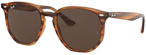 Ray-Ban RB4306 Sunglasses Bundle: RB 4306 820/73 Striped Red Havana and Universal Anti-slip Silicone Leash