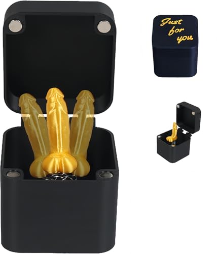 joonnair Mini caja sorpresa para adultos, divertida caja de acariciar emergente, decoración creativa de oficina y diversión para fiestas, regalo original para cumpleaños y fiestas