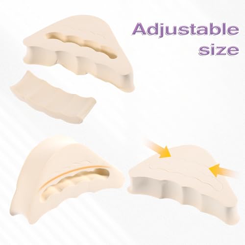 4 pares de rellenos para zapatos ajustables para mujer y hombre miniatura 6