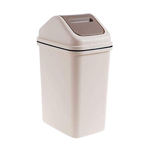 Poubelle cuisine salle de bain 12L plastique bac à litière bureau