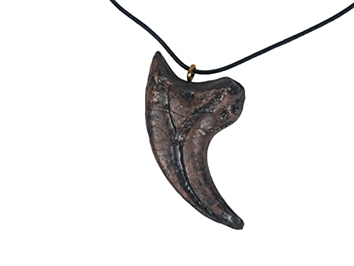 adults Velociraptor Dinosaur Claw Pendant Necklace (344-2)2