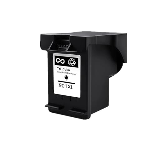Cartouche d'encre 901XL noire compatible pour le teletravail et les dossiers administratifs