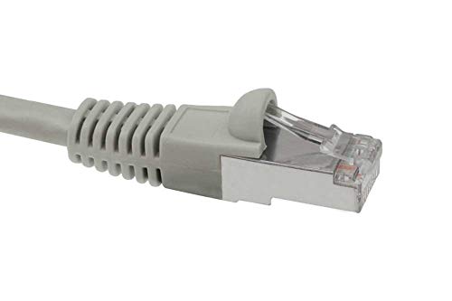 Cable CAT6 50ft blindado SF Cable gris RJ45 miniatura 4