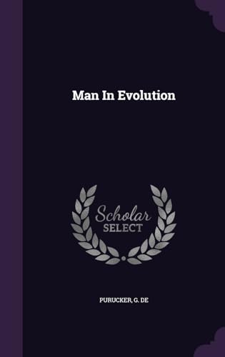 Man In Evolution 1341730824 Book Cover