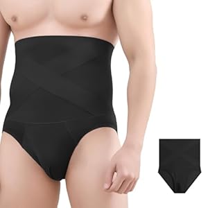 YLHONE Herren Shapewear Taillengürtel Kompressions Boxershorts