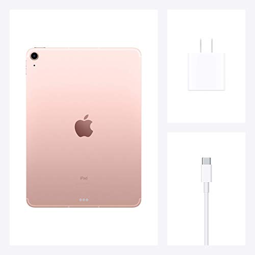 Image of Apple iPad Air 4-64GB - WiFi + Cellular - Gold (Renewed Premium)