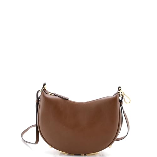 Pre-Loved Fendigraphy Bag Leather Mini, Brown