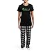 CafePress Wicked (Green) Women's Dark Pajamas Womens Novelty Pajama Set, Comfortable PJ Sleepwear
