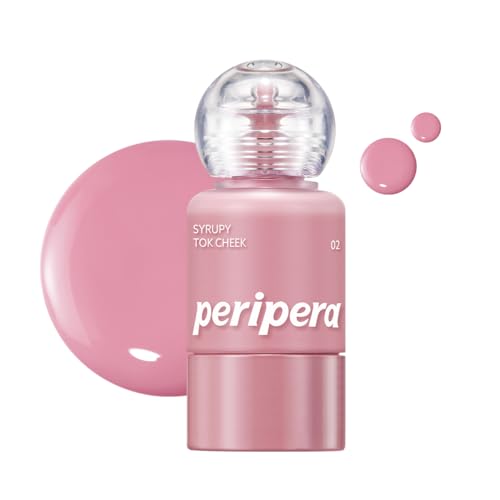 Peripera Syrupy Tok Cheek - Má hồng lỏng hoàn thiện dewy, 15 màu