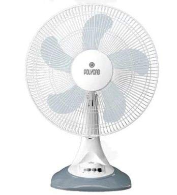 Polycab Elanza PT01 Table fan (White Grey)