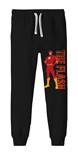 Bioworld Flash Minimalist Youth Boy's Black Sweatpants