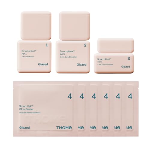 THOME G-Peel Program (6 Sheets) | 4-Step Gentle Peeling for All Skin Types, Sensitive & Dry Skin | Perfect Routine to address fine wrinkles, lines, and hyperpigmentation