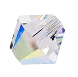 100 3mm Adabele Austrian Bicone Crystal Beads Clear AB Alternative For Swarovski Preciosa Crystalized 5301/5328 #ssb302