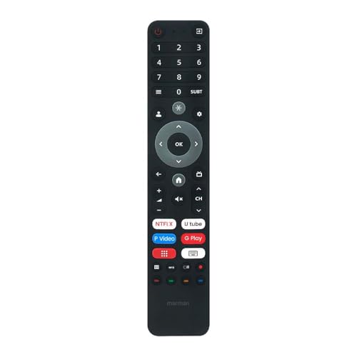 Image of marman Compatible with Impex Smart Tv Remote Control Suitable for evoQ Series 4k Ultra HD LED 32 43 50 55 65 75 Inch TV Non Voice Command with Hotkeys - Match Remote Key by Key with Existing Remote