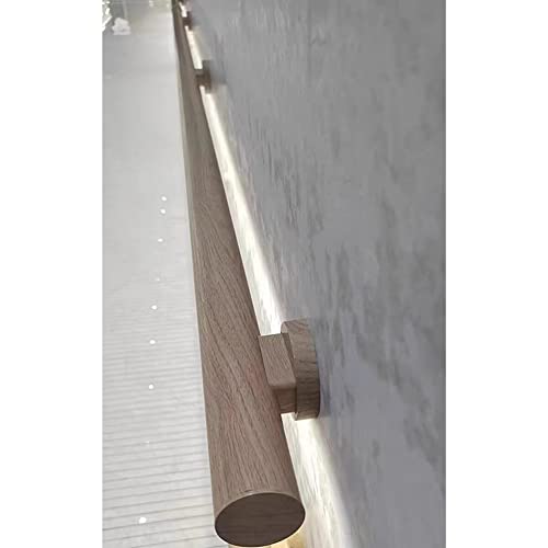 Pasamanos de escalera LED de aluminio con cable iluminado, mango de seguridad para montaje en pared para interiores y exteriores, pasamanos iluminados para escaleras