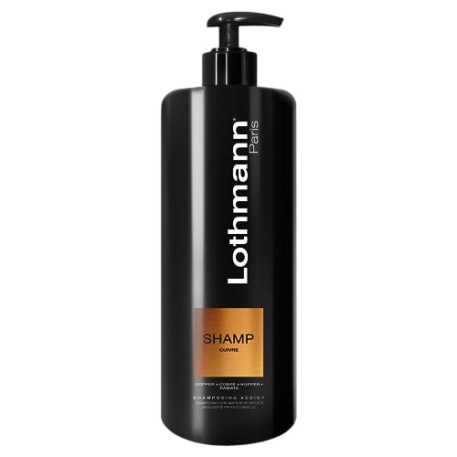 Lothmann Paris - Shampooing Sublimateur de Reflets Cheveux Colorés Color Addict Cuivré - 500ml