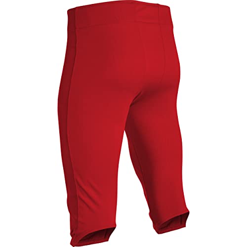 Champro Standard Touchback Football Practice Pants, Scarlet, Large
