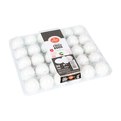 Lulu Al Balad Fresh White Eggs Large 30pcs