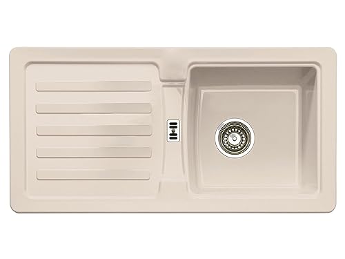 Preisvergleich Produktbild Eurodomo by Franke Prima 45 Beige 114.0029.138 Tectonite Handbetätigung