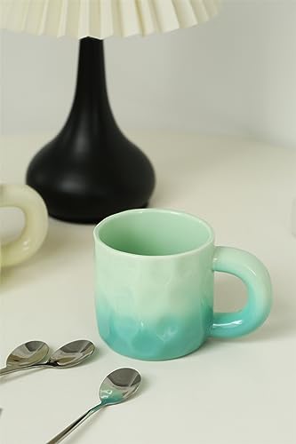 Coupe Chubby Dégradé Vert TREEWOO pour sublimer votre table de salon - 6