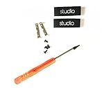 Replacement Headband Screws + Headband Connector Repair Parts Kit for Beats Studio 2.0 Wired / Wireless Over-Ear Headphones Black