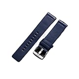 Longitud de la banda: 20 cm VDFNGFD Correa de cuero compatible con Samsung Galaxy Gear S3 Watch. reloj compatible Sport Smart liberación rápida 18, 20 y 22 mm((Silver) Blue,22mm)