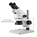 Microscopes Equipment Industrial Microscopes Focus Arm Two-Way Coarse Focusing Adjustment Mount Head Holder Ring 76mm Microscope Accessories Parts