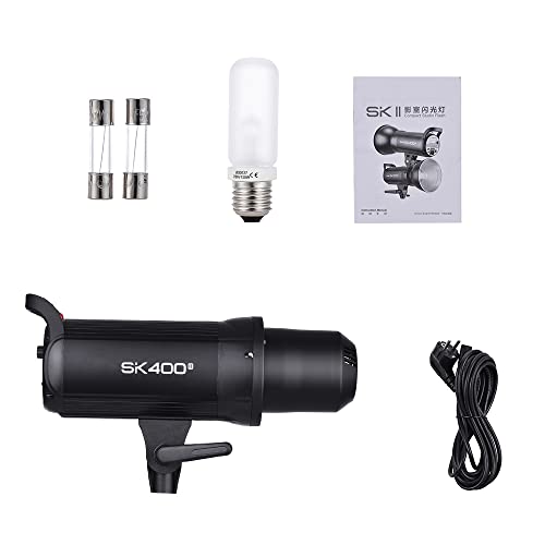 Image of Godox SK400II Professional Compact 400W Studio Flash Light Integrated GODOX 2.4G Wireless X System GN65 5600K with 150W Setting Lamp for E-Commerce Product Portrait Lifestyle Photography