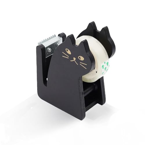 MYLERCT Dispensador Cinta Adhesiva, Dispensador Cinta con Cinta Transparente, Material Oficina, para Rollos de Cinta de 23 mm de Ancho, Ideal para Usar en Oficinas y Escritorios