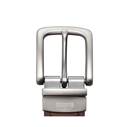 Fossil Men's Reversible Black/Brown Leather Belt4