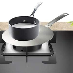 Image of Kitchen Plate Stainless Steel Interface Disk Induction Heat Induction Plate (24cm)