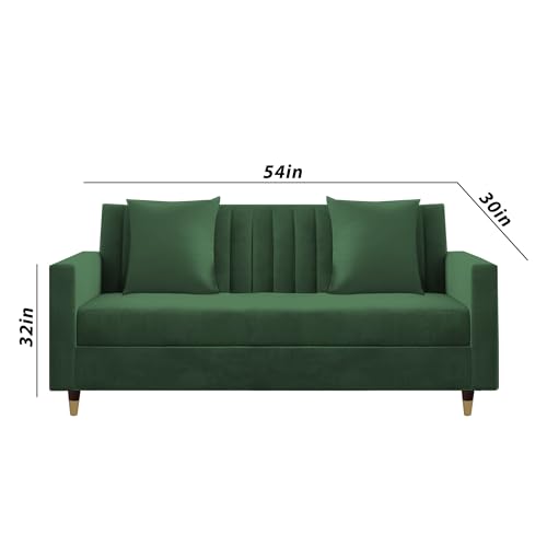 Image of Casaliving Garcia 3+2+1 Seater Sofa Set for Living Room (Green Colour) Premium Fabric Sofa