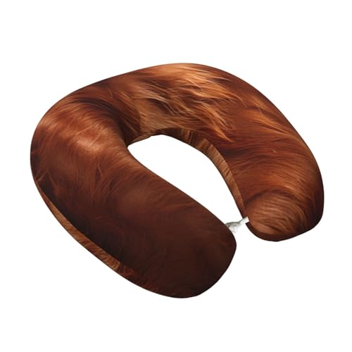 Almohada de viaje con diseño de piel de vaca miniatura 2