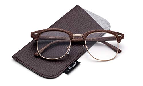 Half Frame Reading Glasses Fashion Semi Frame Reading Glasses for Men Retro