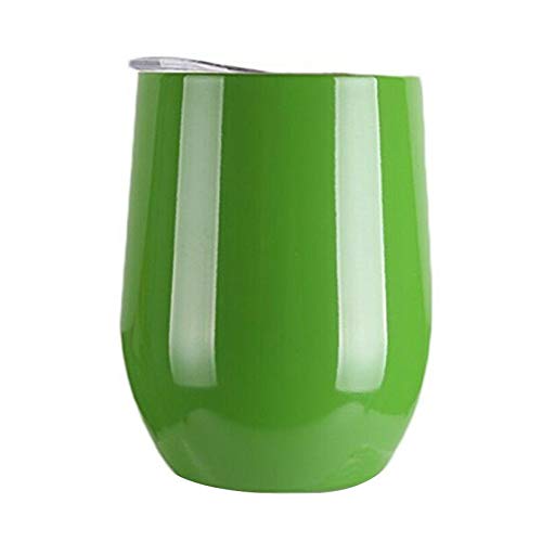 ZEST (Brew) de Happy Earth (350 ml, doble pared de acero inoxidable de alta calidad, taza de viaje aislada al vacío con tapa a prueba de salpicaduras, sin BPA)