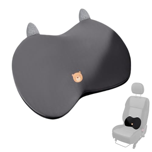 Almohada lumbar, cojín de apoyo lumbar, almohada de apoyo lumbar, diseño de espuma viscoelástica para coche, oficinas y uso doméstico, soporte parcial de cintura para evitar la fatiga y las molestias