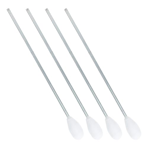 Beavorty Kit 4 Allume-Ventouses en Métal et Verre Bâtonnets de Coton Anti-Brûlure pour Massage par Ventouses Professionnel