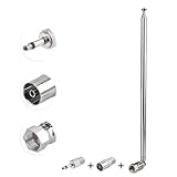 Bingfu DAB 7-Sections Telescopic FM Antenna for Denon Pioneer Marantz Bose Wave Music System Indoor Digital HD Radio FM Bluetooth Stereo Receiver AV Audio Vedio Home Theater Receiver - Image 9