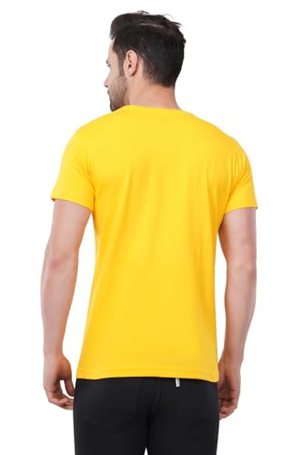 Image of Caseria Men's Cotton Printed T-Shirt -Dreams Keep Sleeping | 100% Cotton | Half Sleeves | Regular Fit | Printed | Round Neck | Graphic T Shirt