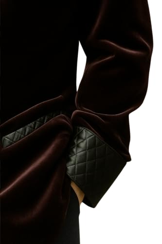 Men's Double Breasted Smoking Jackets Dinner Party Wear Smoking Jacket Burgundy Velvet Smoking Jackets4