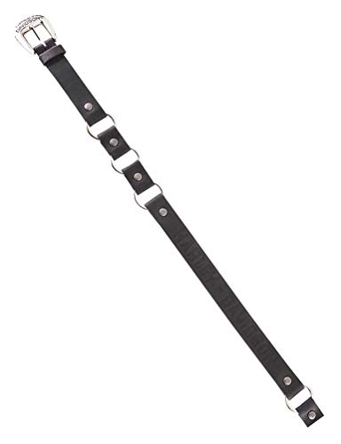 Harley-Davidson Women's Luna Looped Genuine Leather Belt, Black HDWBT116572