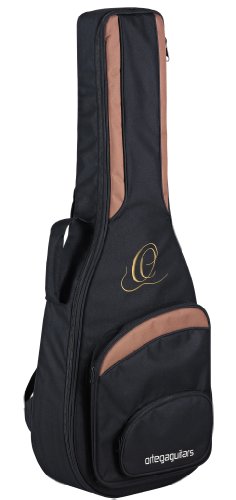 Ortega ONB12 Housse pour guitare concert 1/2 Noir - Les Beatles, Paul McCartney, John Lennon, RIngo Starr, George Harrison Ortega ONB12 Housse pour guitare concert 1/2 Noir