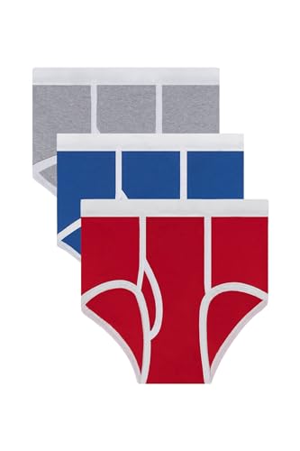 44015-3PK - Men’s Cotton Stretch Boxer Briefs - Mens Underwear, Boxers for Men