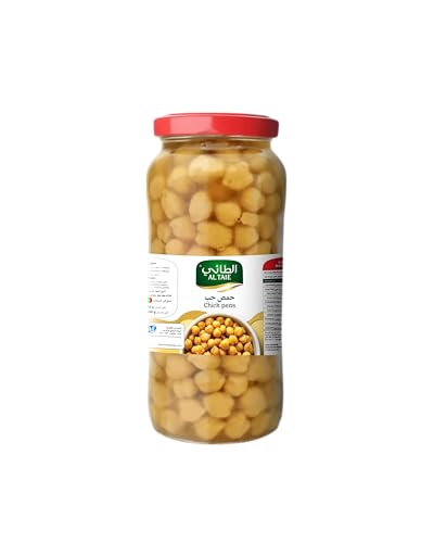 Al Taie Premium Chick Peas 540g- High Protein & Fiber Canned Chickpeas- Ready-to-Eat- Ideal for Hummus, Salads & Traditional Cooking