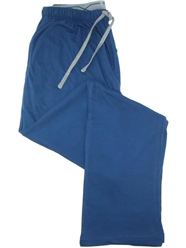 Hanes Men's Big and Tall X Temp Knit Pajama Pant, 2XL, Blue4