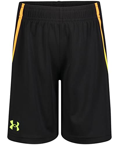 Short Under Armour Boys Boost imprimé noir rainbow avec taille élastique confortable