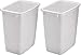 Rubbermaid 2806TP-WHT 36QT Open Wastebasket, White (Pack of 2)